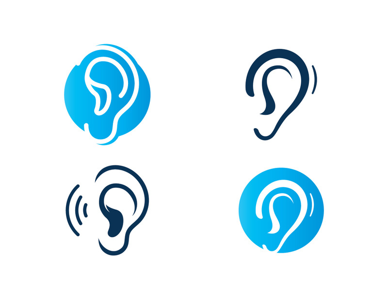 ear Logo Template vector icon