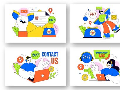 10 Contact Us Illustration