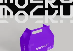 Package Display Box Mockup