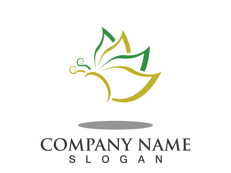 Butterfly logo template symbol vector icon design