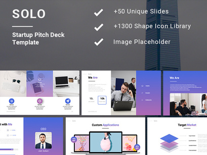 SOLO Startup Pitch Deck Template