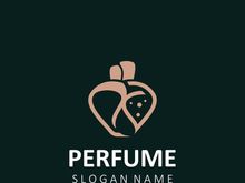 Luxury Perfume logo image cosmetic fragrance shop and business vector design