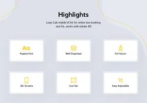 Loop Cab - Cab Booking App UI Kit