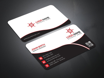 Corporate Business Card Design Template preview picture