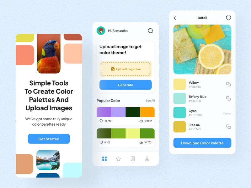 Color Palette Generator Mobile App