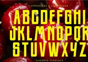 Cherrys - Condensed Sans Serif Font