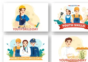 11 World Youth Skills Day Illustration