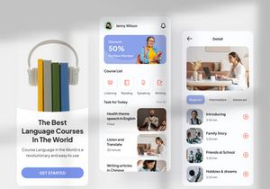 Language Course Mobile App