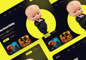 Avatar movie landing page concept