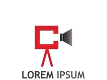 Movie abstract logo.