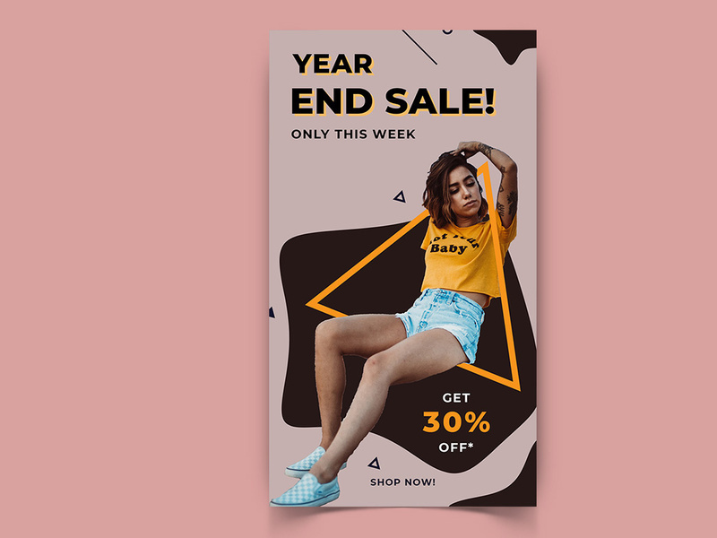 Fashion Sale Social Media Post Template