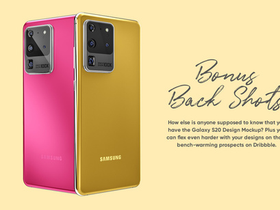 Samsung Galaxy S20 Ultra Device Mockup