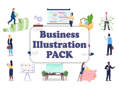 Business illustration bundle