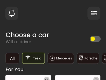 Car Booking App Design