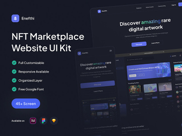 NFT Marketplace Website preview picture