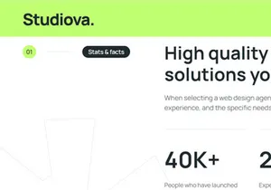 Studiova Bootstrap Website Template
