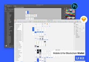 Blockchain Wallet Moblie APP UI Kit