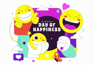 10 World Happiness Day Illustration