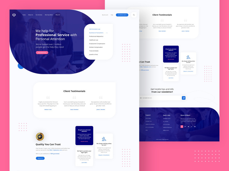 Creative Landing Page Template