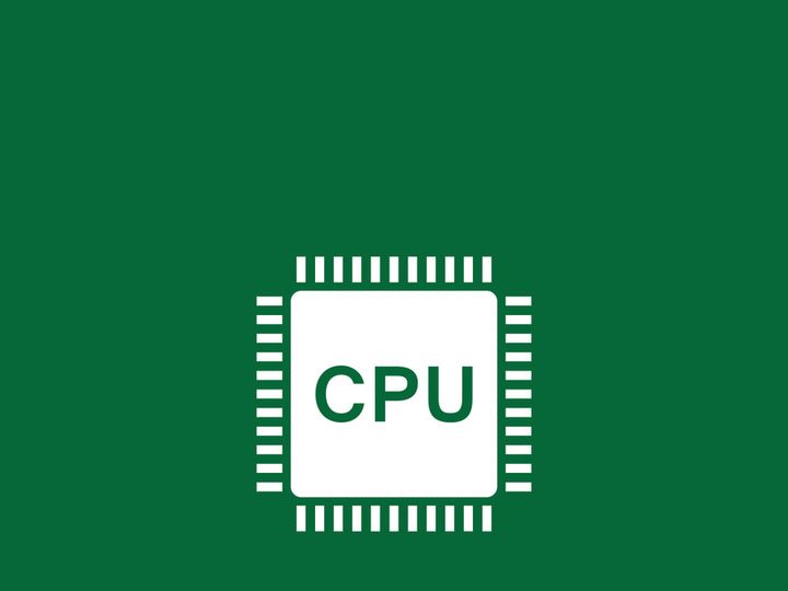 Circuit processor symbol and icon