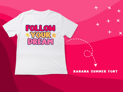 Banana Summer - Playful Display Font