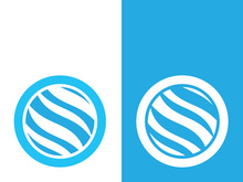 Wave beach vector illustration design logo