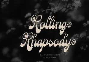 Rolling Rhapsody | Handwritten Script