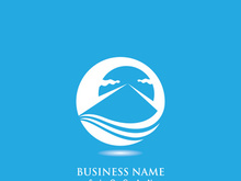 Mountain icon Logo Template Vector illustration design