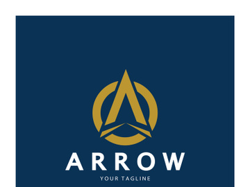 Arrow vector illustration icon Logo Template design preview picture