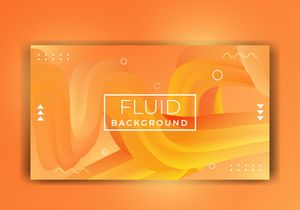 Modern Abstract Fluid Background Template
