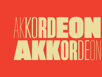 Akkordeon Font Family Demo preview picture