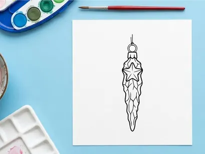 Pendiente de adorno navideño en forma de estrella plateada con diseño facetado para joyería y decoración festiva