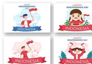 15 Indonesia Independence Day Illustration