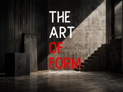 RUVENA – Modern Experimental Display Font