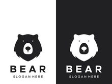 Bear animal logo.