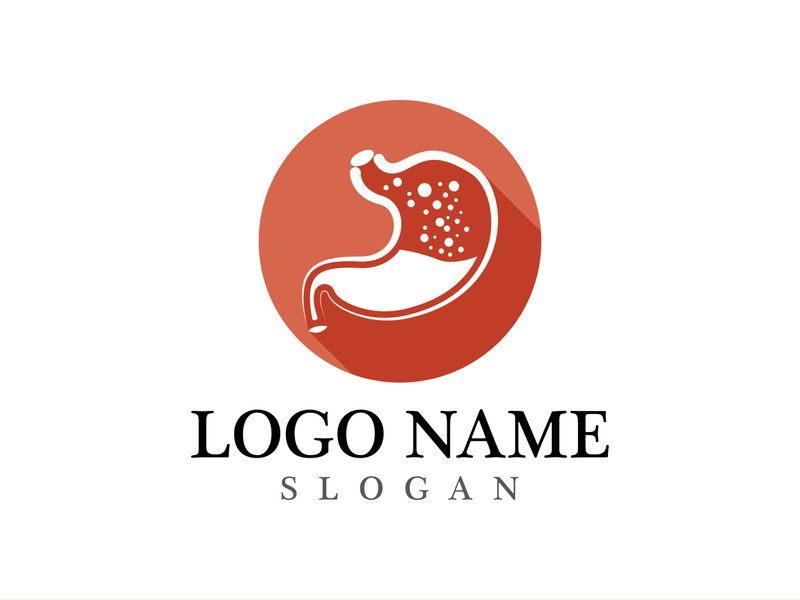 stomach care icon designs concept vector illustration