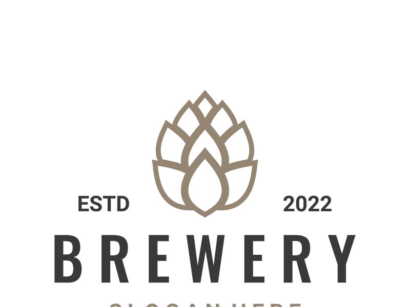Premium quality vintage craft beer logo template. For badges, emblems, beer companies, bars, taverns.