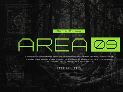 Chronos Galaxia | Pixelated Font