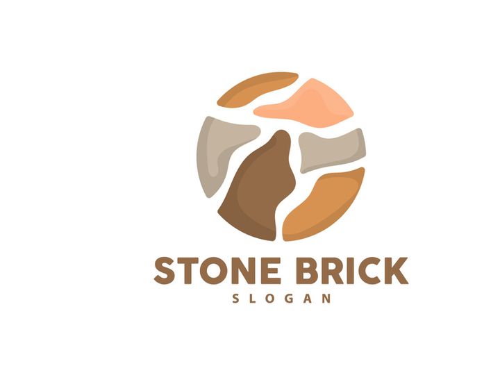 Stone Logo, Premium Elegant Design, Stone Balance Vector