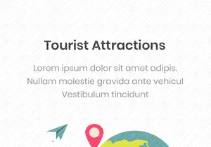 Reise-Onboarding-App-Bildschirme