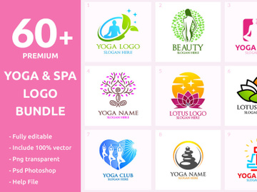 60+ Yoga Logo Bundle preview picture