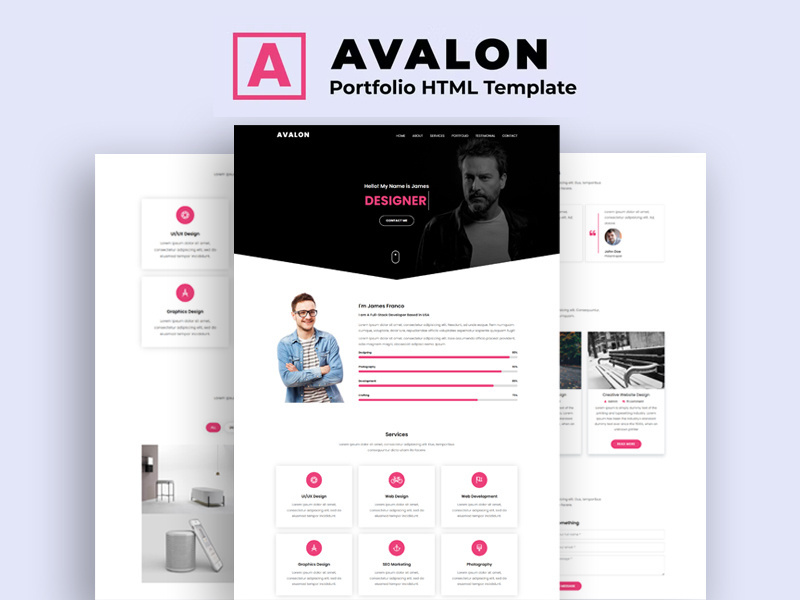 Personal Portfolio HTML Template