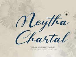 Meytha Chartal | Casual Handwritten Font preview picture