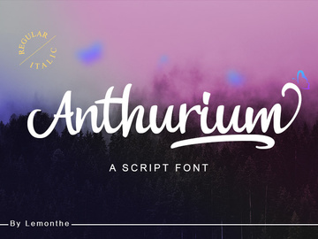 Anthurium Script Font preview picture