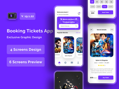 Cinema Booking Ticket App