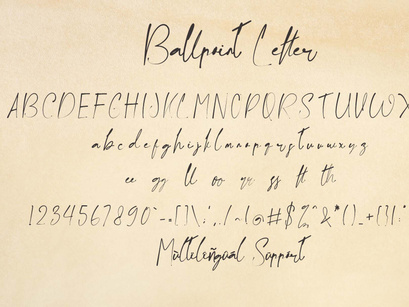 Ballpoint Letter