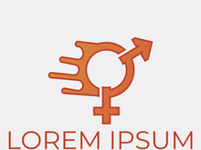 Gender logo design