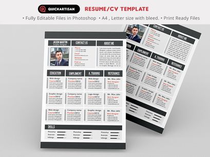 Resume/CV Template 08