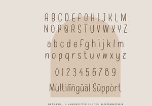 Orchard - Handwritten Fon
