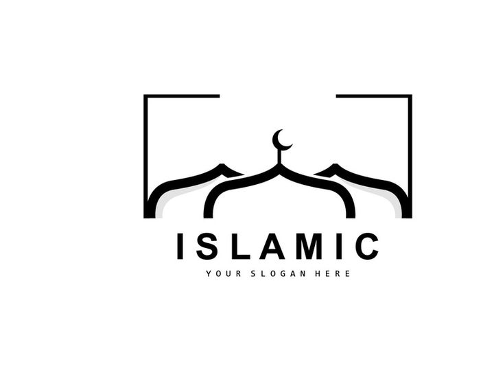 Mosque Logo, Vector Desain Template
